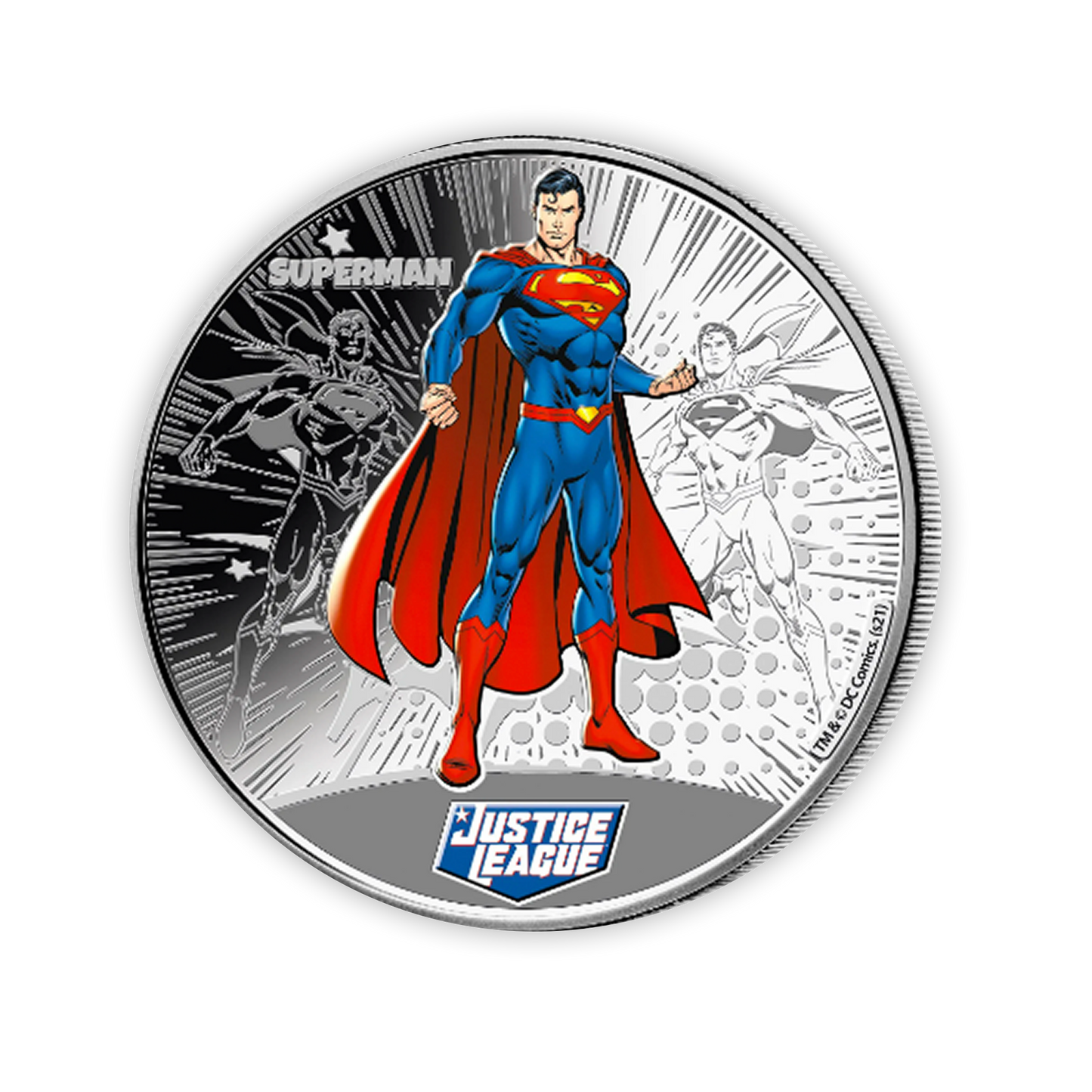 Superman 1/2oz Silver Dollar Commemorative Coin