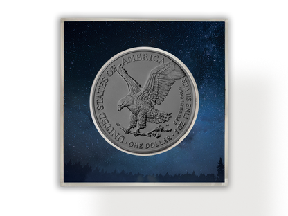 2022 Night Time Silver Eagle1 Oz Silver - Icon Mint Special Edition