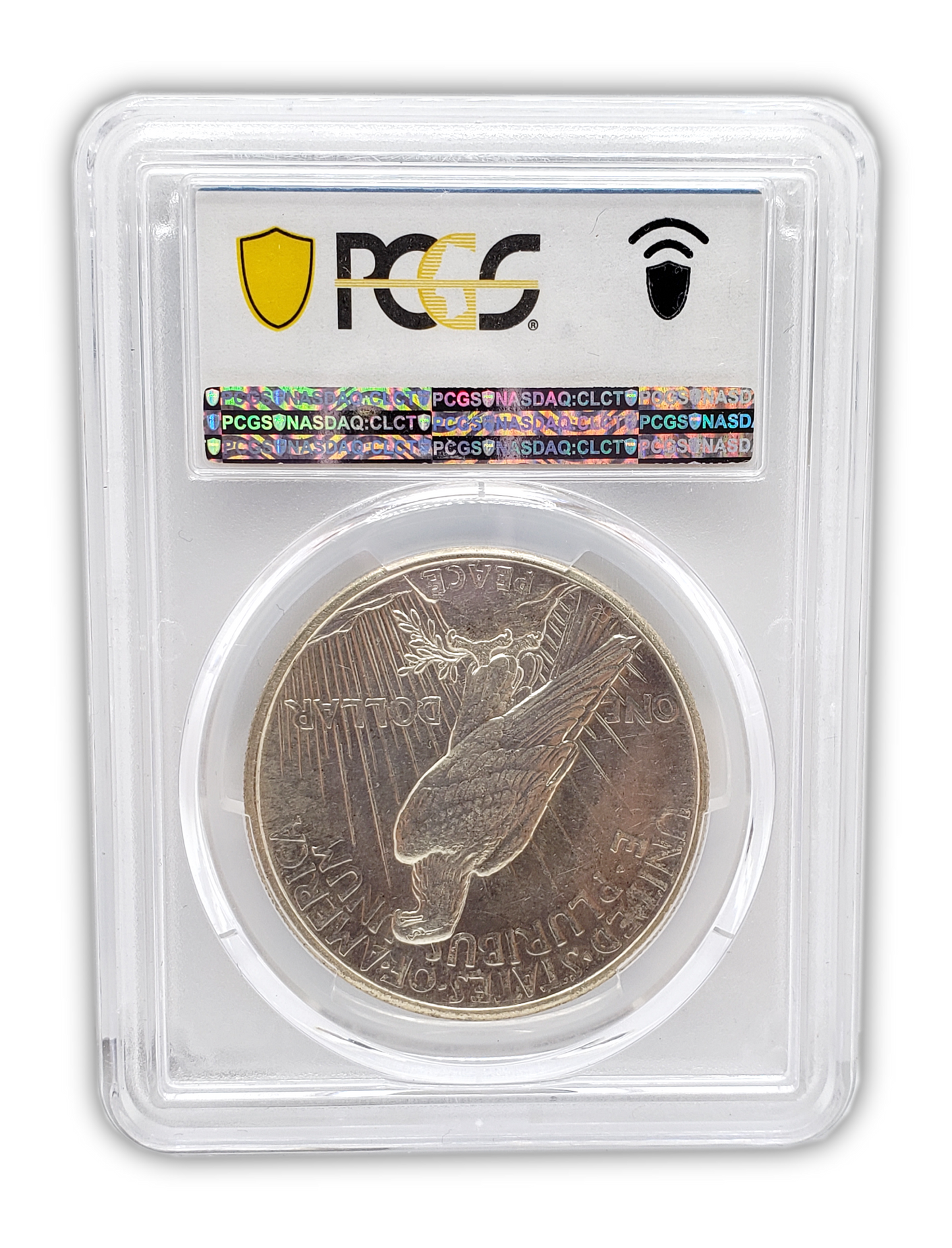 1921 Peace Silver Dollar Philadelphia - PCGS MS63 Sight White High Relief
