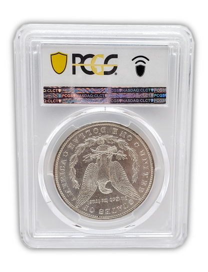 1921 Morgan Silver Dollar Denver- PCGS MS63 Sight White