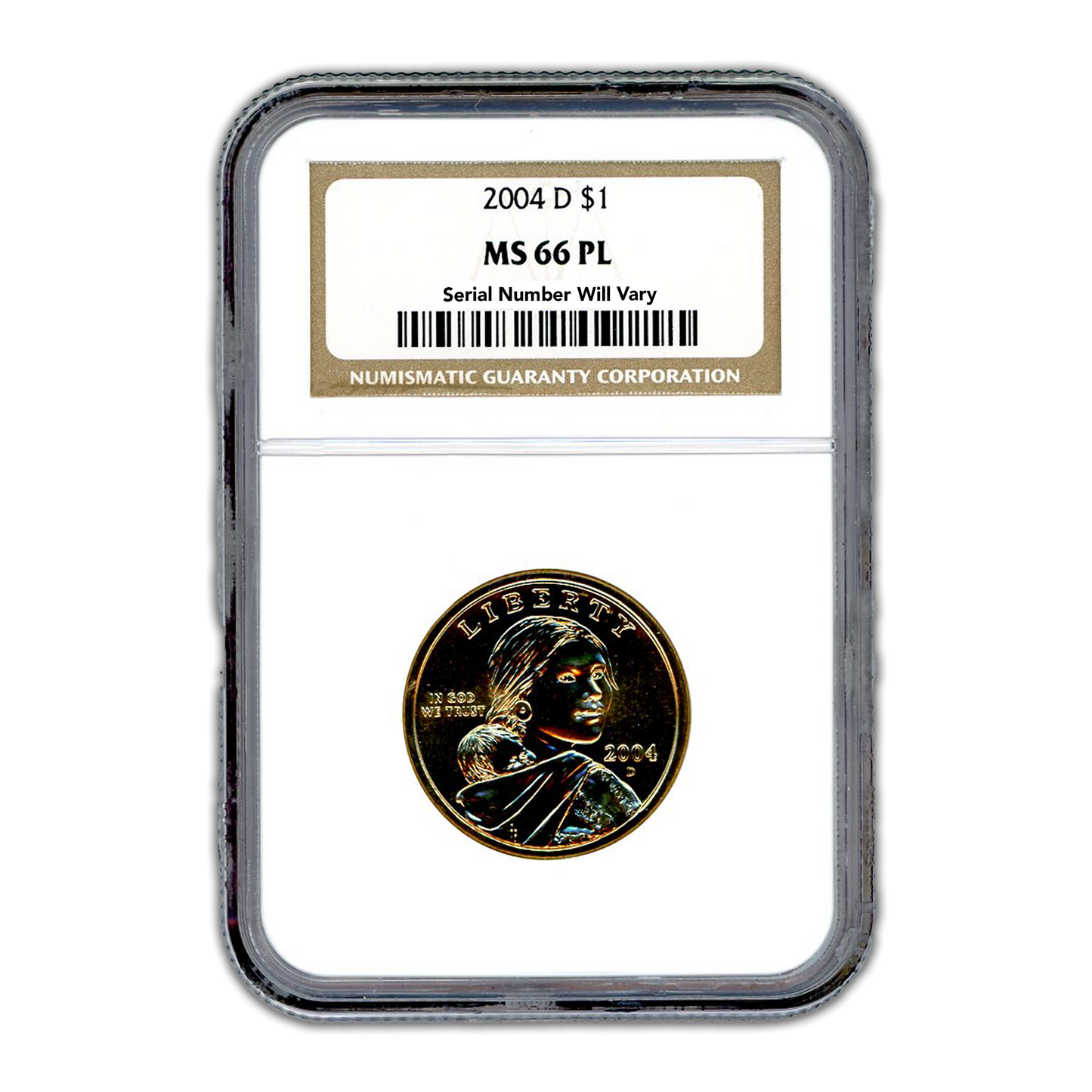 2004 Sacagawea Dollar Denver - NGC MS66 PL Prooflike