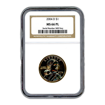 2004 Sacagawea Dollar Denver - NGC MS66 PL Prooflike