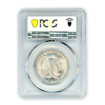 1943 Walking Liberty Silver Half Dollar - PCGS MS65+ Sight White