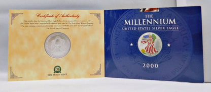 2000 Millennium Silver Eagle - Colorized