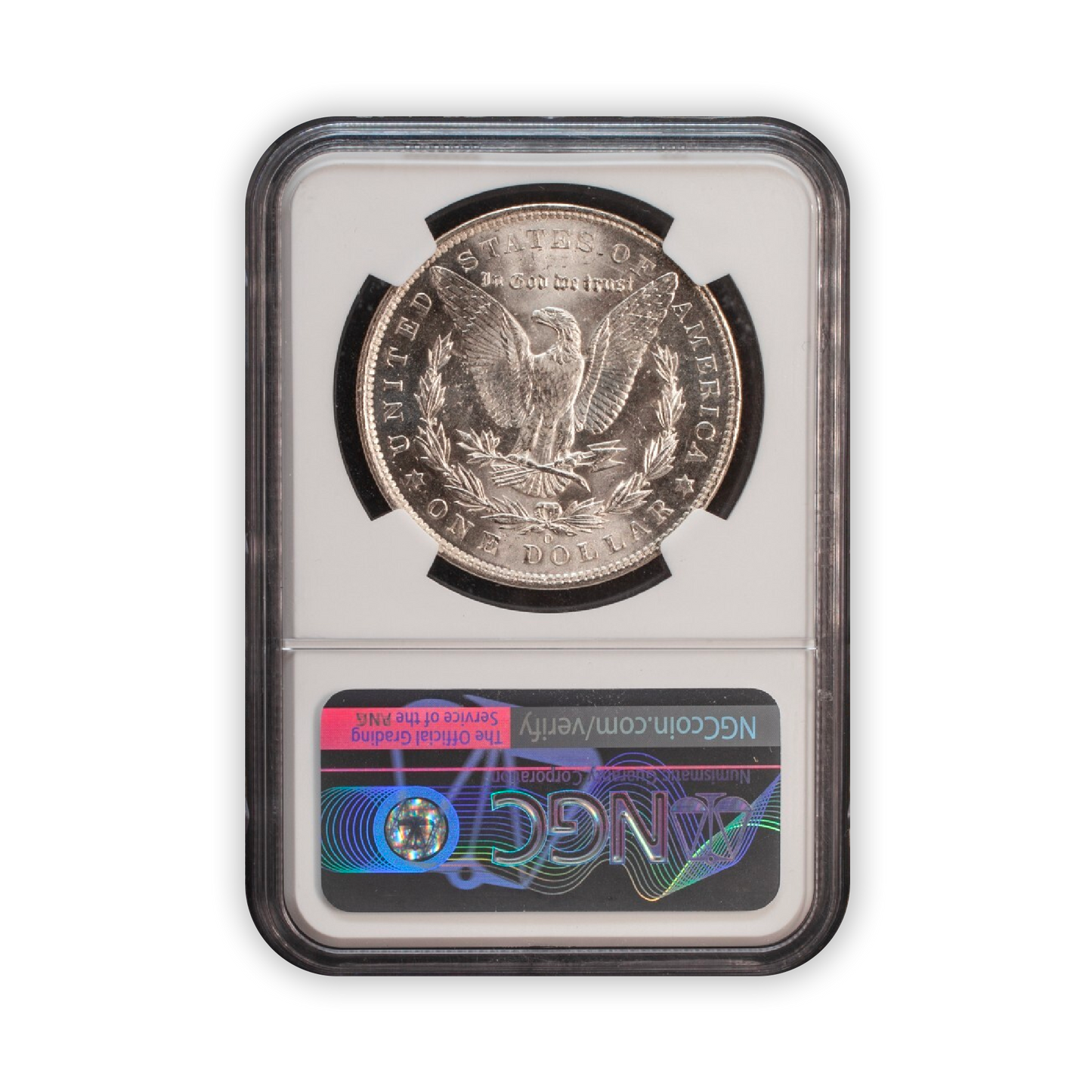 1904 Morgan Silver Dollar New Orleans - NGC MS64 Wayne Miller Signature Label