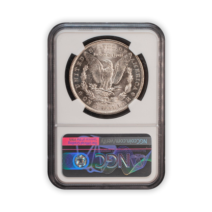 1904 Morgan Silver Dollar New Orleans - NGC MS64 Wayne Miller Signature Label