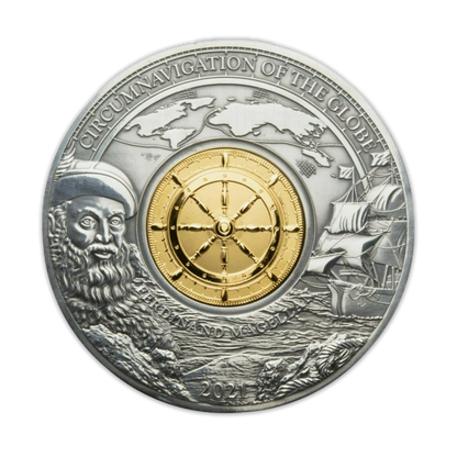 2021 3 oz Ferdinand Magellan World Silver
