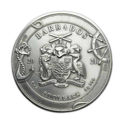2021 3 oz Ferdinand Magellan World Silver