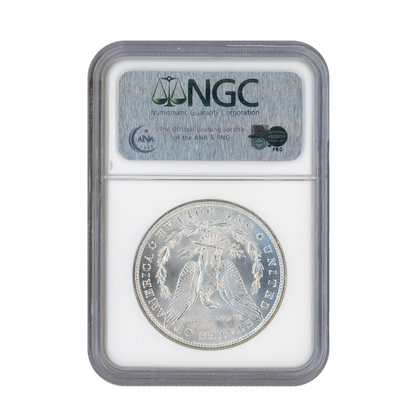 1886 Morgan Silver Dollar Philadelphia - NGC MS64 Sight White