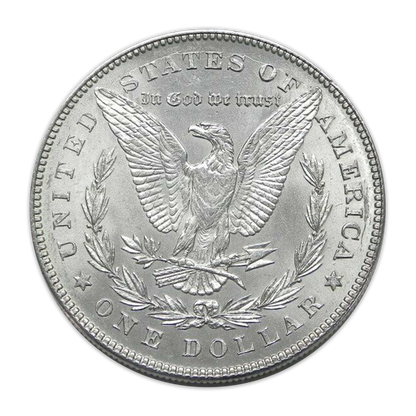 1878 Morgan Silver Dollar 7 Tailfeathers - Uncirculated