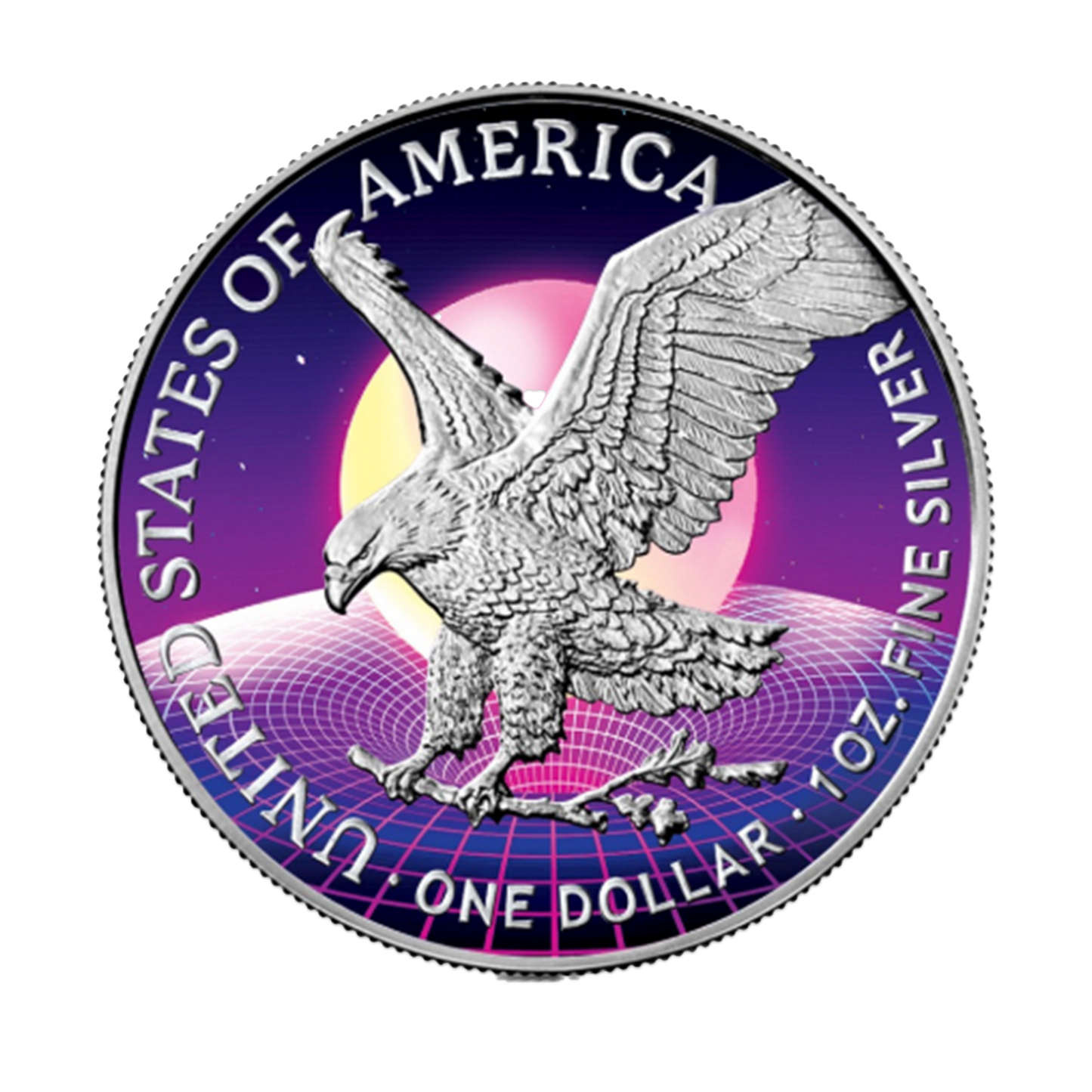 PREORDER: 2022 Vapor Wave Silver Eagle - Icon Mint