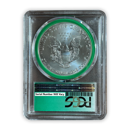 2013 American Silver Eagle - Business Strike - PCGS MS69 Monster Box Label