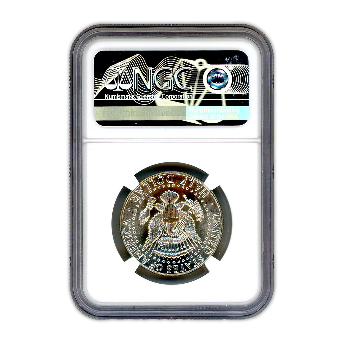 1968-D Kennedy 40% Silver Half Dollar Denver - NGC MS64 PL Prooflike