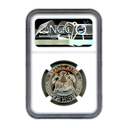 1968-D Kennedy 40% Silver Half Dollar Denver - NGC MS64 PL Prooflike