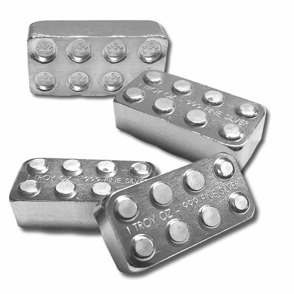 Silver Building Block 1 oz Silver - Pack of 12