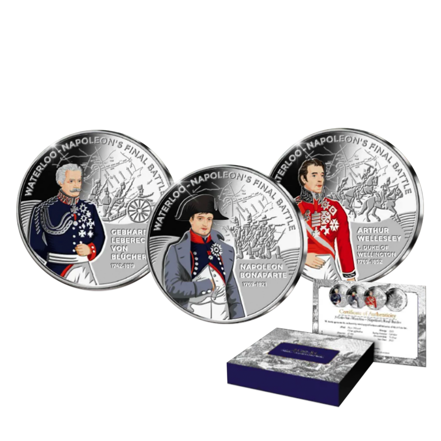 2021 1/2 Oz Gibraltar Napoleon Silver 3 pc. Set