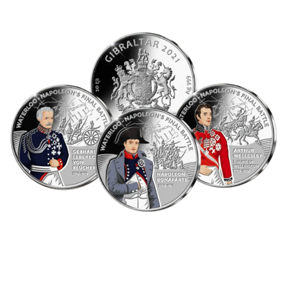 2021 1/2 Oz Gibraltar Napoleon Silver 3 pc. Set