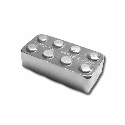 Silver Building Block 1 oz Silver - Pack of 12