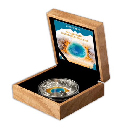2022 150 gram Barbados Yellowstone National Park Silver