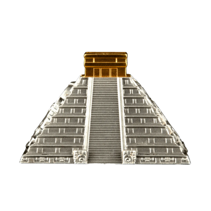 2022 5 oz  Mayan Pyramid Silver