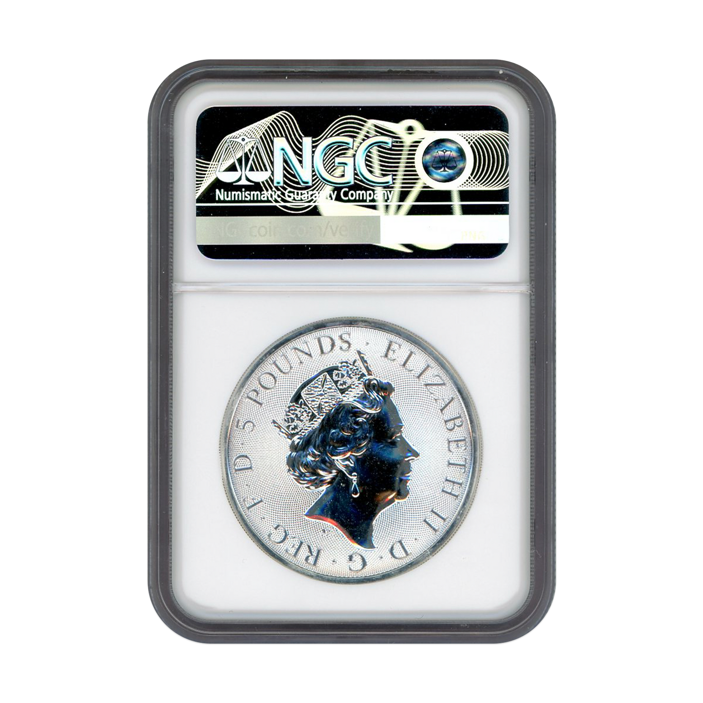 2022 2oz Tudor Beasts - Lion of England NGC MS70