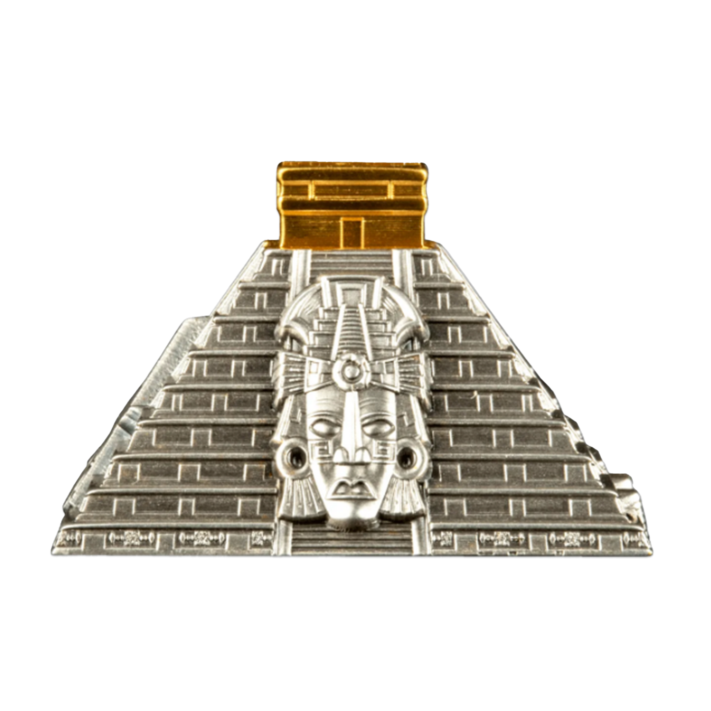 2022 5 oz  Mayan Pyramid Silver
