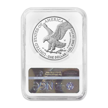 2022 W Silver Eagle - Proof - NGC PF70 FDOI First Day of Issue