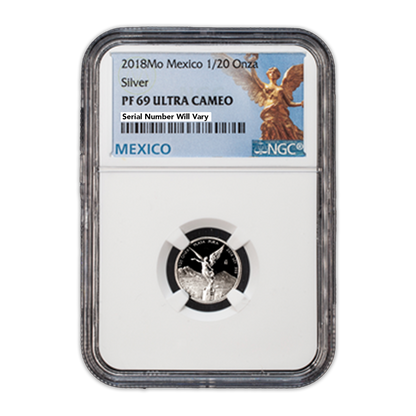 2018 Mexico Libertad - 1/20 Oz NGC PF69 Ultra Cameo