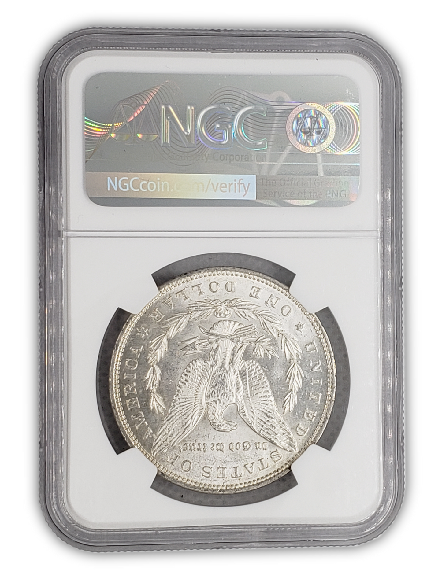 1892 Morgan Silver Dollar Philadelphia - NGC MS61 Sight White