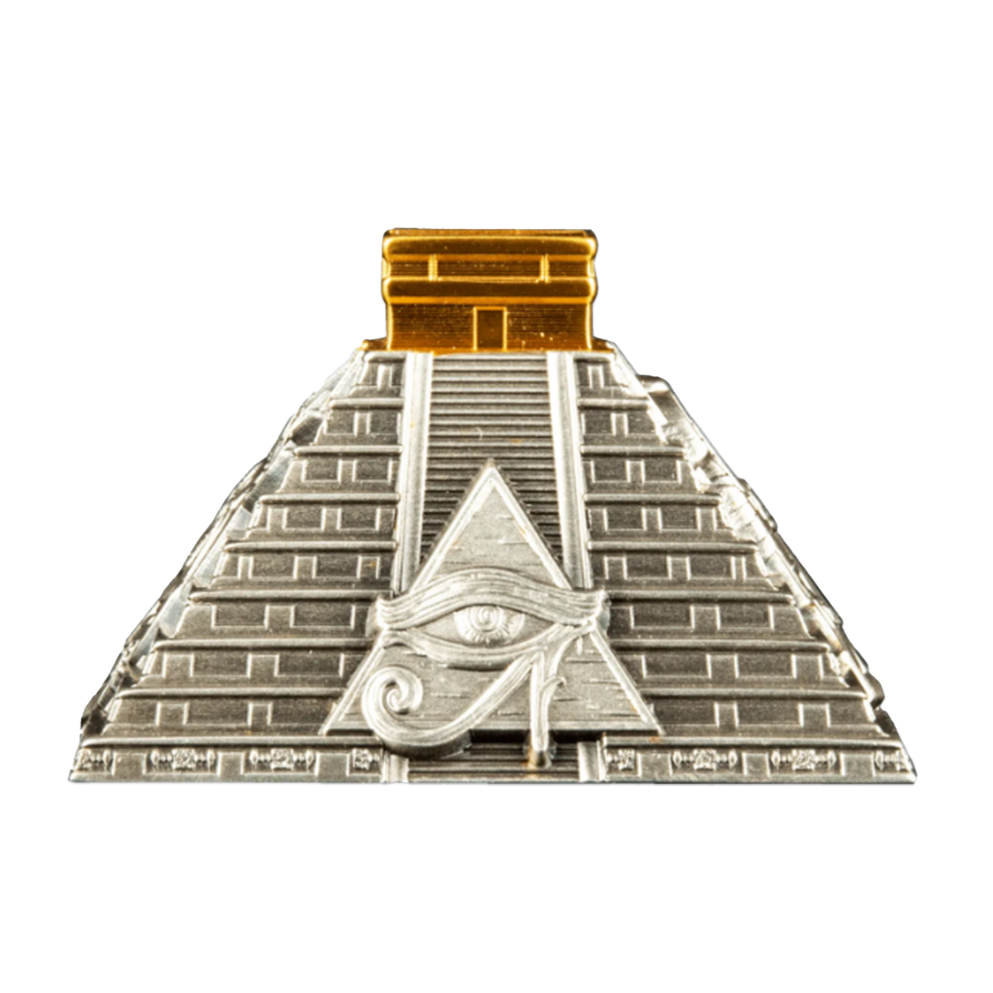 2022 5 oz  Mayan Pyramid Silver