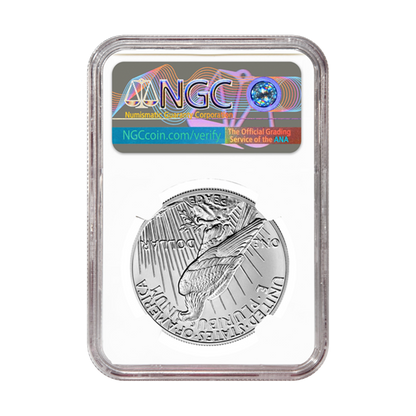 2021 Peace Dollar - High Relief First Day of Issue - NGC MS70 Thomas Uram Label