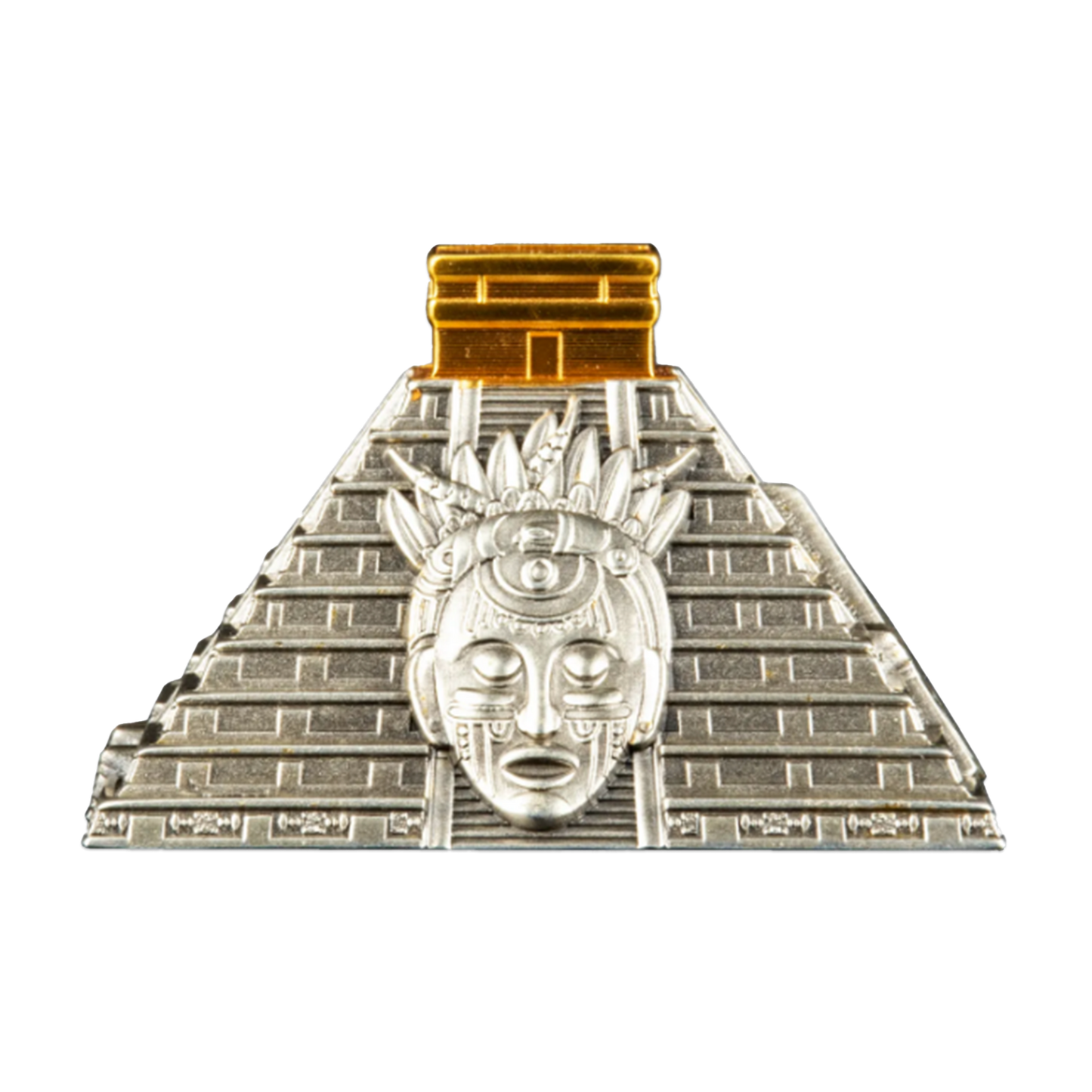 2022 5 oz  Mayan Pyramid Silver