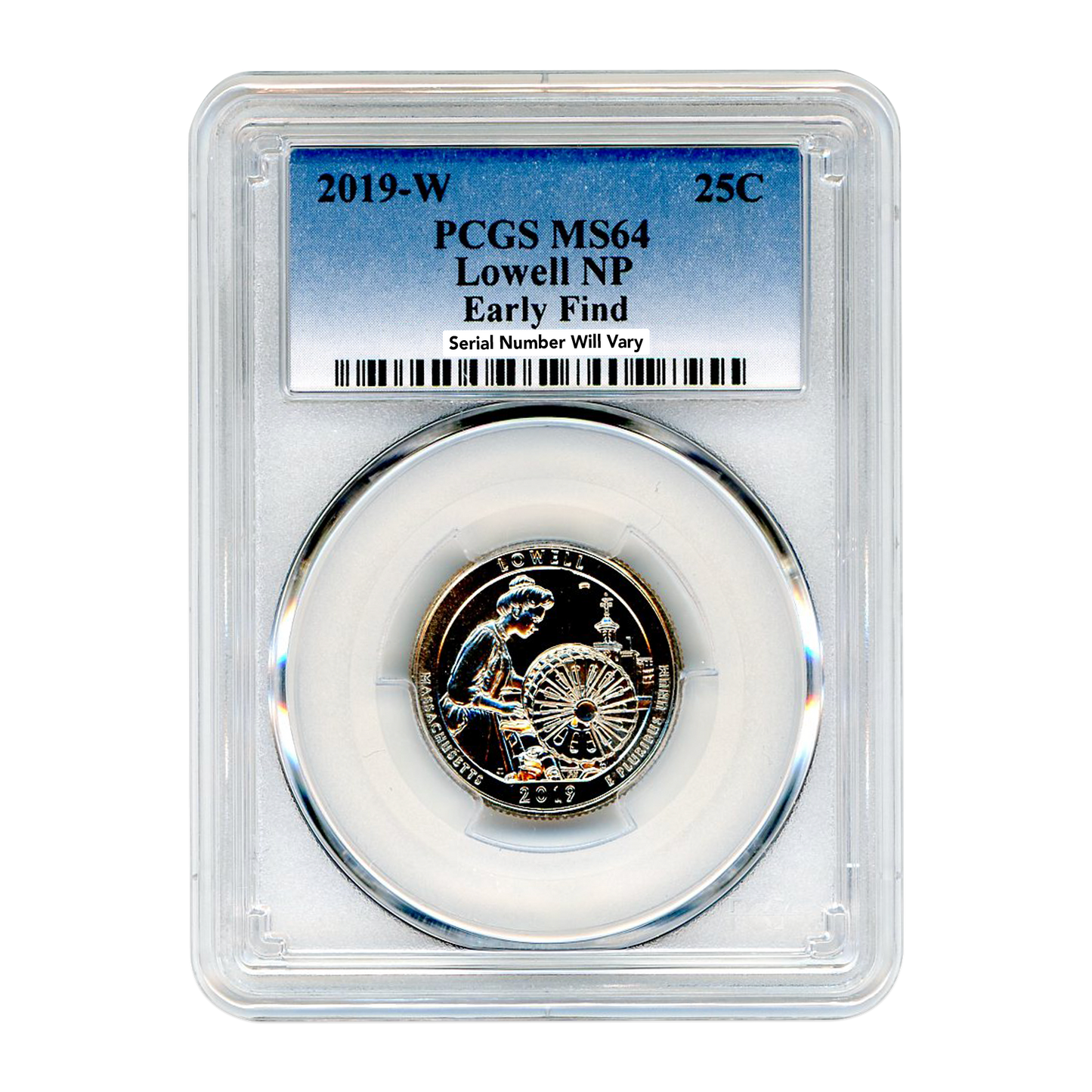 2019 Lowell Quarter Dollar West Point - PCGS MS64 Early Find
