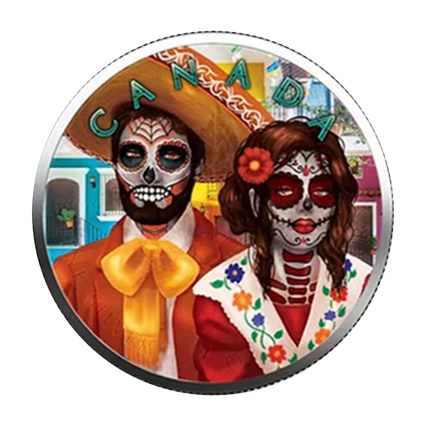 2022 Maple Leaf - Dia de Muertos - Day of the Dead - 3 Coin Set
