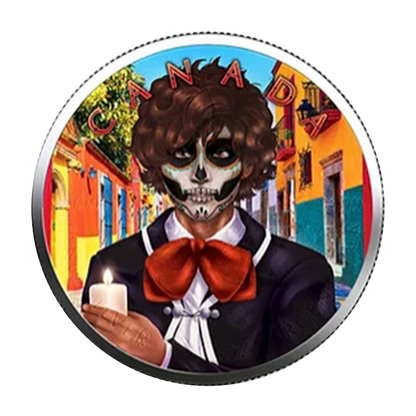 2022 Maple Leaf - Dia de Muertos - Day of the Dead - 3 Coin Set