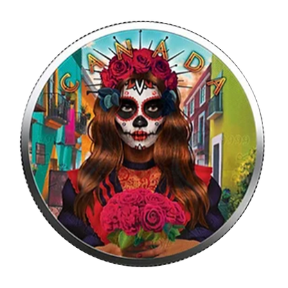 2022 Maple Leaf - Dia de Muertos - Day of the Dead - 3 Coin Set