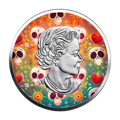 2022 Maple Leaf - Dia de Muertos - Day of the Dead - 3 Coin Set