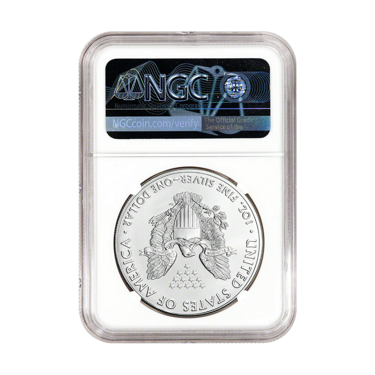 2021 Silver Eagle - Heraldic Eagle Type 1 - Last Day of Production NGC MS70