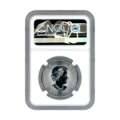 2018 1/2oz Silver Canadian $2 Polar Bear NGC MS70
