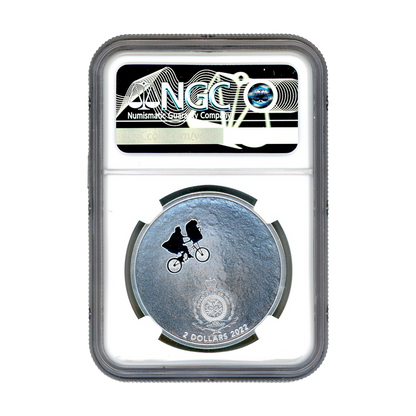 2022 Niue E.T. 40th Anniversary BU 1 oz Silver Coin NGC MS70