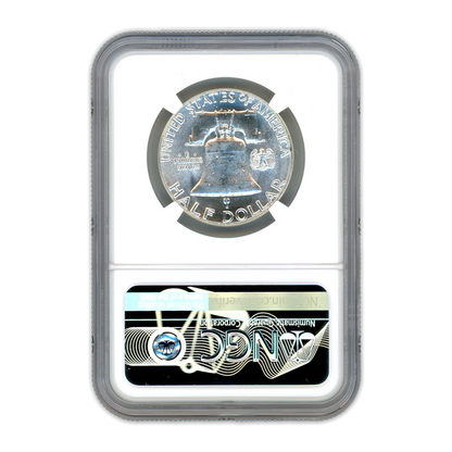 1959 Franklin Half Dollar - Type 2 Reverse NGC MS64