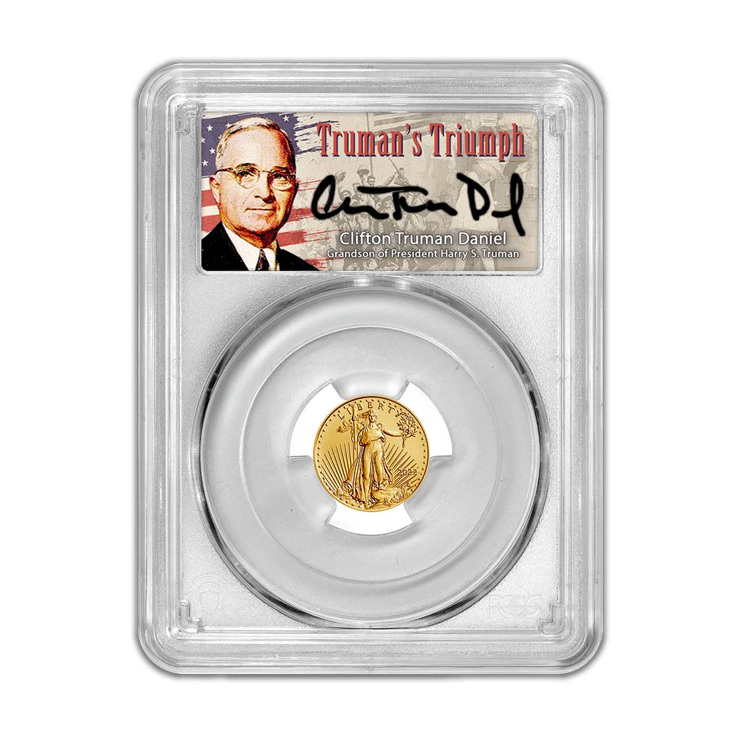 2022 $5 Gold Eagle Truman Triumph PCGS PF70