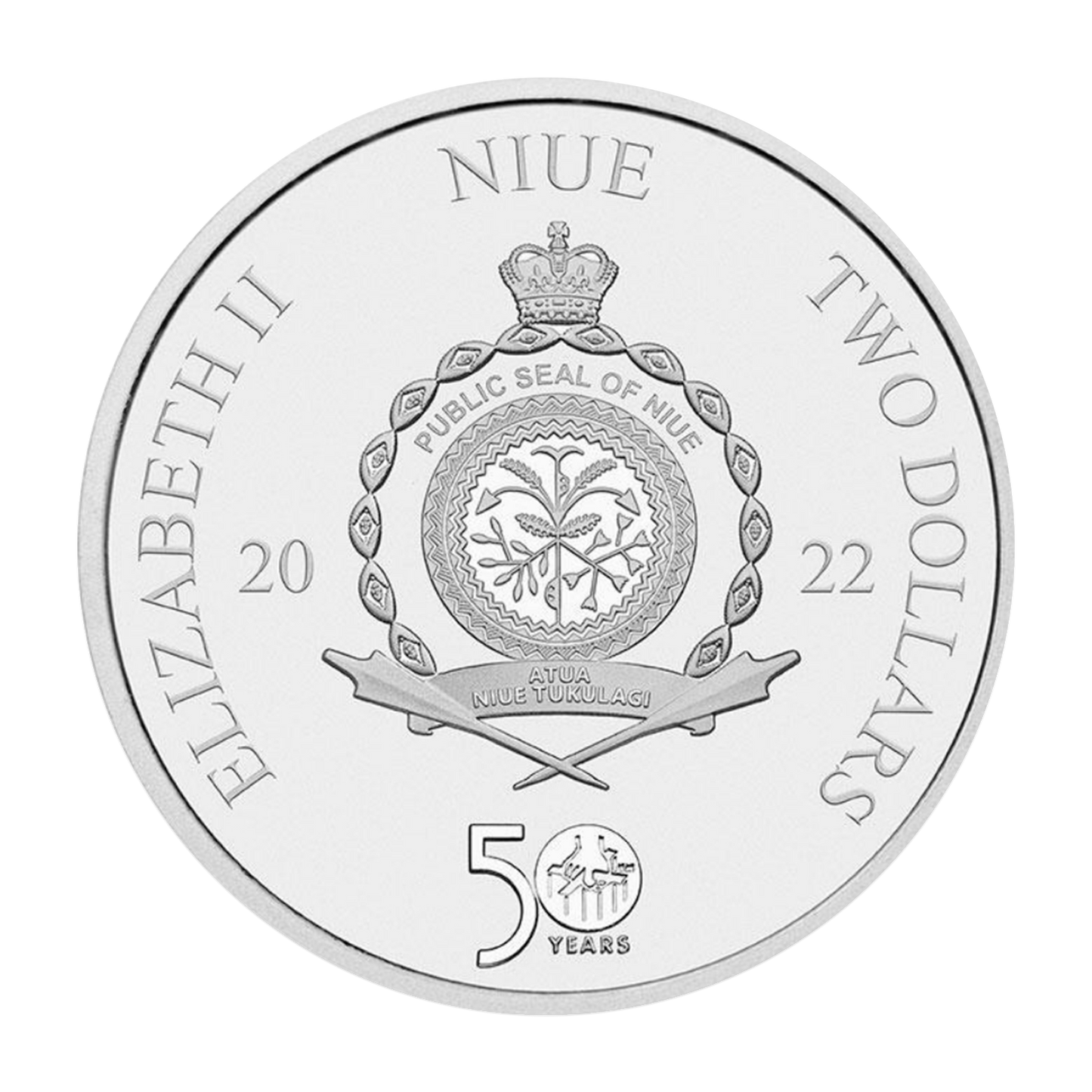 2022 1 oz Godfather 50th Anniversary Red Rose Silver