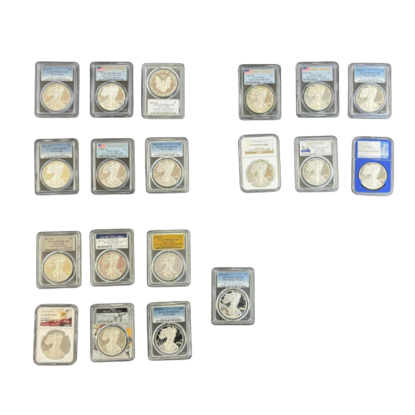 Perfect Proof Silver Eagles - Coin Shop Find
