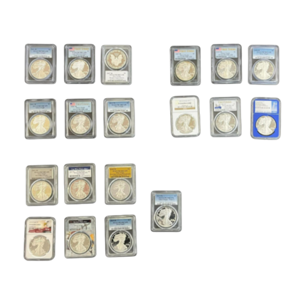 Perfect Proof Silver Eagles - Coin Shop Find