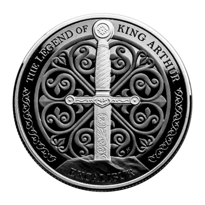 2022 The Legend of King Arthur Samoa Silver - 4 Coin Set