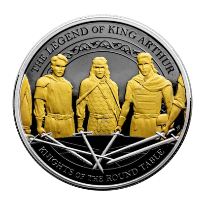 2022 The Legend of King Arthur Samoa Silver - 4 Coin Set