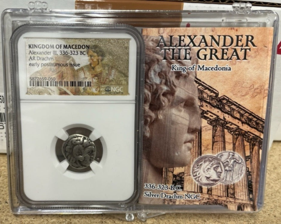 Ancient Greek Silver - Alexander The Great Early Posthumus Issue - NGC Certified