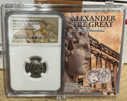 Ancient Greek Silver - Alexander The Great Early Posthumus Issue - NGC Certified
