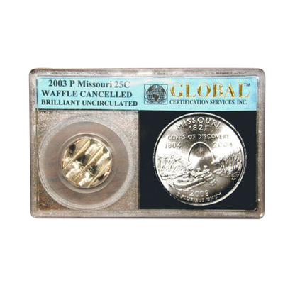 2003 P Missouri Quarter Mint Canceled - Global Certified